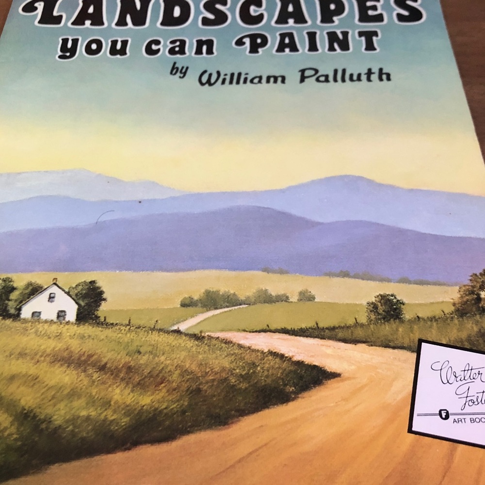 Landscapes You Can Paint Wall Art Tapestry in Blue and Cream